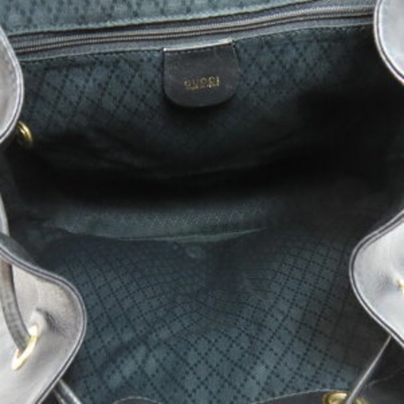 Gucci Bamboo Rucksack Backpack Daypack Leather - Picture 4 of 9